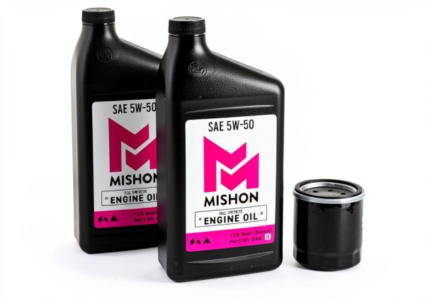 Mishon 5W-50 ATV Engine Oil 2‑Quart Set FullSyn-0
