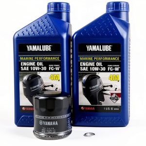 Yamaha 10W30 Outboard Oil Change Kit Marine-0
