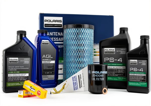 Polaris 5W-50 Full Synthetic Engine Oil UTV Kit-0