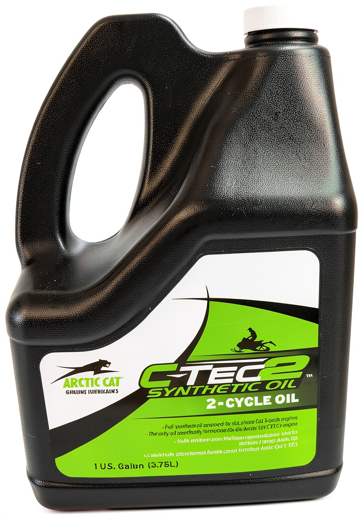 Arctic Cat engine oil being poured into an ATV engine