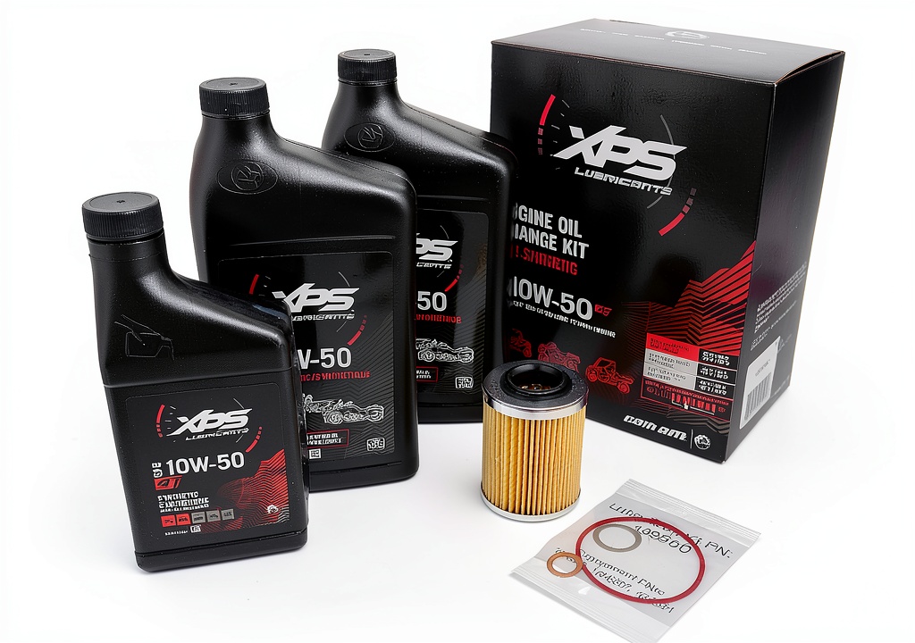Can-Am 10w-50 ATV UTV oil change kit contents
