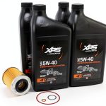 UTV Engine Oil 5W-40 BRP Synthetic Blend Kit-0