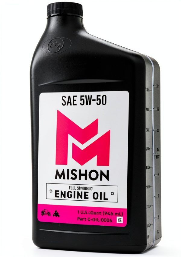 Mishon 5W-50 ATV Engine Oil 2‑Quart Set FullSyn-1