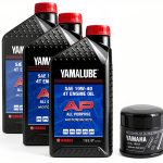 Yamaha 10W-40 ATV Engine Oil Complete Kit-0