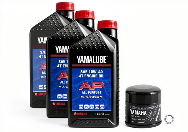 Yamaha 10W-40 ATV Engine Oil Complete Kit-0