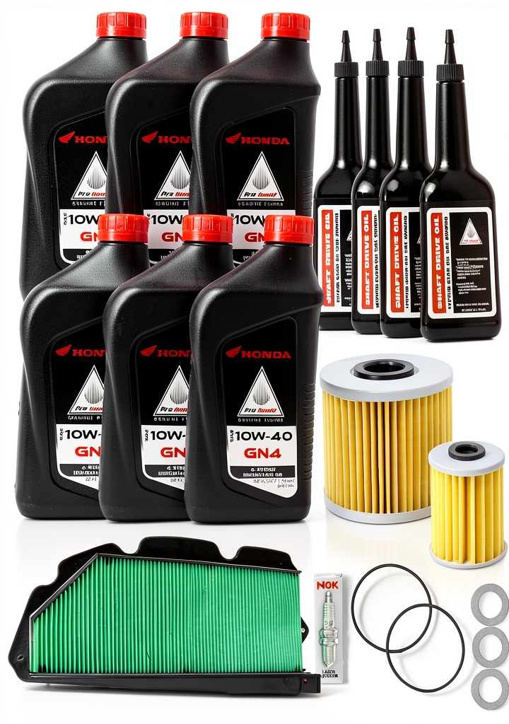 Edwards oil kit being used on a Honda Pioneer 1000 in a workshop