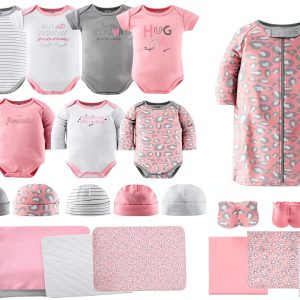 Baby Girl Layette Set by Farallon Brands Soft Cotton-0