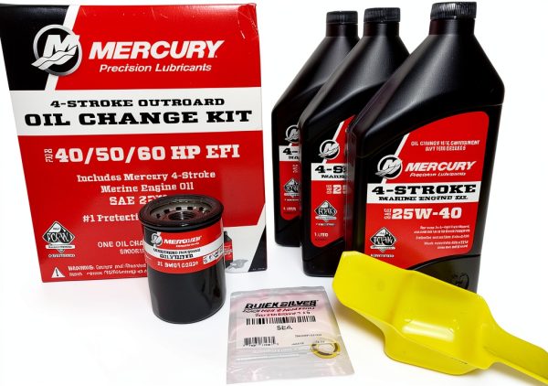 Mercury 25W-40 Marine Engine Oil Viscosity 25w-40-0