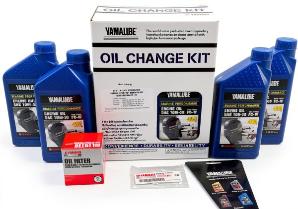 Yamaha 10W30 Outboard Oil Change Kit Marine-2