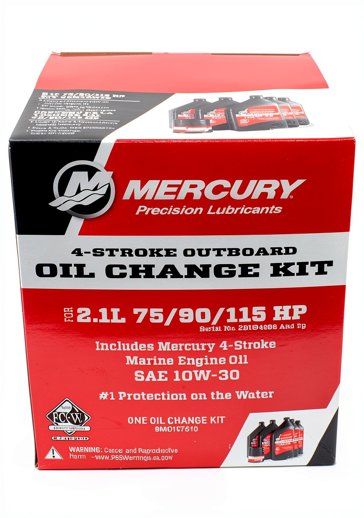 Mercury Marine 10W 30 engine oil bottle