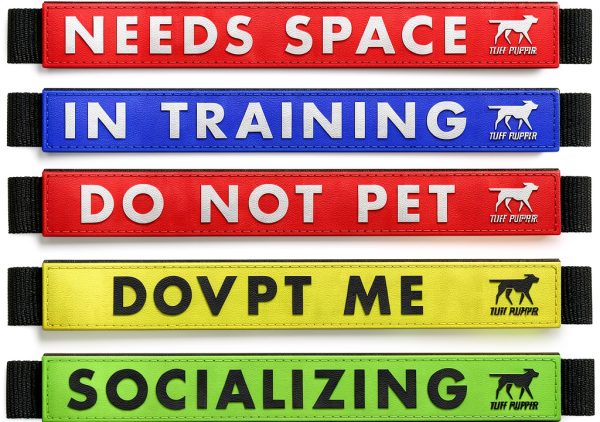 Tuff Pupper Waterproof Leash Sleeve – Dual‑Sided Message, Neoprene-8