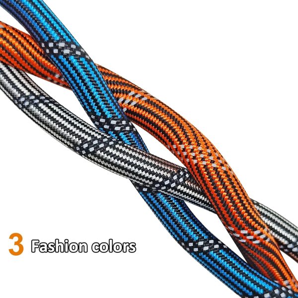 Dog Leash BTINESFUL Long Training 30ft Blue Reflective Rope-5